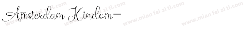 Amsterdam Kindom字体转换